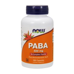 PABA (100 caps) NOW