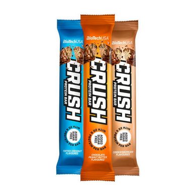 Протеиновый батончик сахара BioTech Crush protein bar (64 g) шоколад