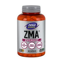 Комплекс цинку, магнію і вітаміну В-6 Now Foods ZMA 180 капсул