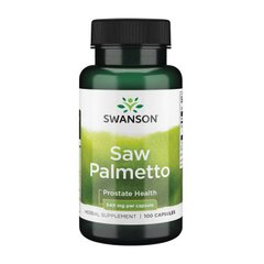 Экстракт цельных ягод Со Пальметто для мужского здоровья Свансон / Swanson Saw Palmetto 540 mg (100 caps)