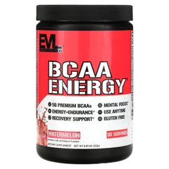 Бцаа енерджи EVLution Nutrition, BCAA ENERGY, арбуз, 252 г (8,89 унции)