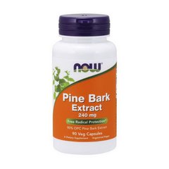 Экстракт сосновой коры (Pinus massoniana) Нау Фудс / Now Foods Pine Bark Extract 240 mg (90 veg caps)