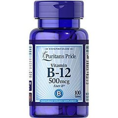 Vitamin B-12 500 mcg (100 tablets) Puritan's Pride