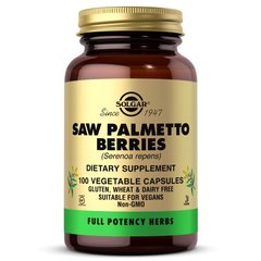 Витамины для мужчин Solgar Saw Palmetto Berries (100 veg caps)