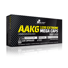 Аргинин ( альфа-кетоглютарат ) Экстрим мега капс Олимп / OLIMP AAKG 1250 Extreme Mega Caps (120 caps)