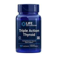 Тироїд потрійної дії для щетовидной залози Life Extension Triple Action Thyroid (60 caps)