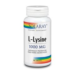 Л-Лизин Соларай / Solaray L-Lysine 1000 mg (90 tab)