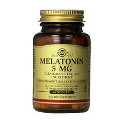 Мелатонин для сна Solgar Melatonin 5 mg (60 nuggets)