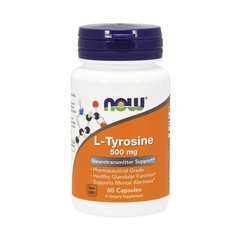 Л-Тирозин 500 мг Now Foods L-Tyrosine 500 mg (60 caps)