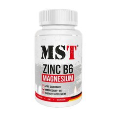 Цинк Магний Витамин Б6 MST Zinc Magnesium B6 (60 vcaps)