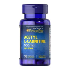 Acetyl L-Carnitine 500 mg (30 caps) Puritan's Pride