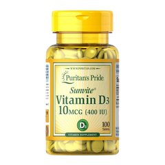 Vitamin D3 400 IU (100 tablets) Puritan's Pride