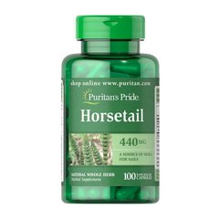 Хвощ польовий (Equisetum arvense) (повітряний) (містить кремнезем) Puritan's Pride Horsetail 440 mg (100 caps)