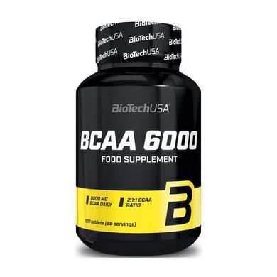 Амінокислоти BCAA 6000 (100 tabs) BioTech