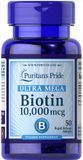 Biotin 10,000 mcg (50 softgels) Puritan's Pride