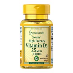 Vitamin D3 1000 IU (30 softgels) Puritan's Pride