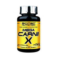 Жиросжигатель Л-Карнитин Scitec Nutrition Mega Carni X (60 caps)