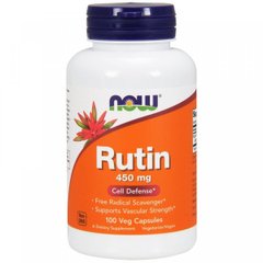 Рутин (витамин Р) Now Foods Rutin 450 mg 100 вег капсул