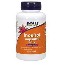 Инозитол (витамин В-8) Now Foods Inositol 500 mg 100 caps