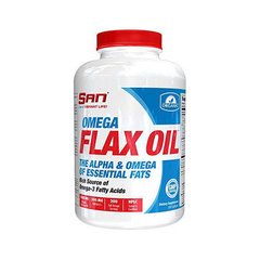 Omega Flax Oil (200 softgels) жирные кислоты SAN