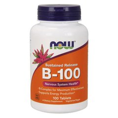 Комплекс витаминов группы В Now Foods B-100 100 таб