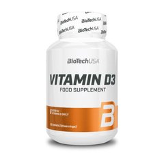 Витамин Д3 2000 МЕ Биотеч / BioTech Vitamin D3 2000 IU (120 tabs)