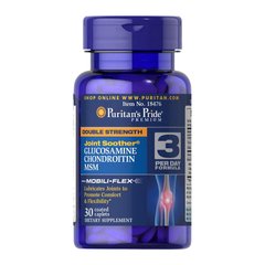 Double Strength Glucosamine, Chondroitin & MSM (30 caplets) Puritan's Pride