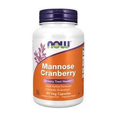 Маноза і Журавлина Now Foods Mannose Cranberry (90 veg caps)