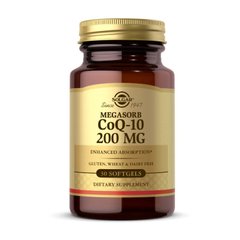 Коэнзим Q-10 Солгар / Solgar MegaSorb CoQ-10 200 mg (30 sgels)
