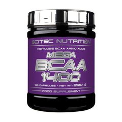 Аминокислота Mega BCAA 1400 (180 caps) Scitec Nutrition