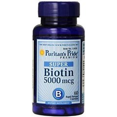 Biotin 5000 mcg (60 caps) Puritan's Pride