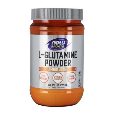 L-Glutamine Powder (454 g, unflavored) NOW