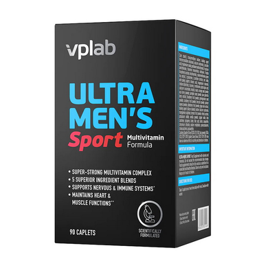 Мультивітаміни для чоловіків VPLab Ultra Men's Sport 90 caplets