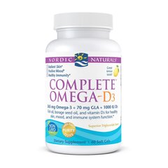Омега-3 Витамин Д3 Nordic Naturals Complete Omega - D3 (60 soft gels)
