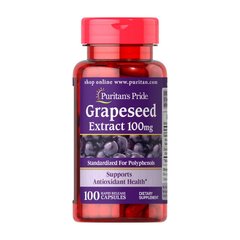 Антиоксидант Екстракт виноградних кісточок Puritan's Pride Grapeseed Extract 100 mg (100 caps)