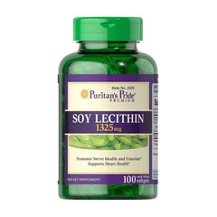 Соєвий лецитин 1325 мг Пуританс Прайд / Puritan's Pride Soy Lecithin 1325 mg (100 softgels)