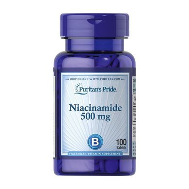 Ниацинамид Puritan's Pride Niacinamide 500 mg (100 tab)