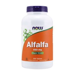 Люцерна Нау Фудс / Now Foods Alfalfa 650 mg (500 tab)