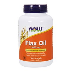 Flax Oil (100 softgels) NOW