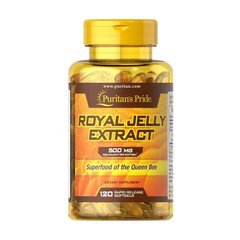 Екстракт маточного молочка Пуританс Прайд / Puritan's Pride Royal Jelly Extract 500 mg (120 softgels)