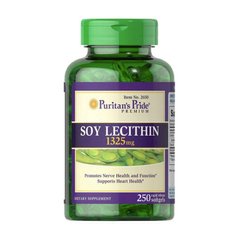 Соєвий лецитин 1325 мг Пуританс Прайд / Puritan's Pride Soy Lecithin 1325 mg (250 softgels)