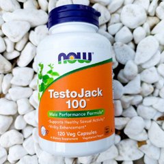 Бустер тестостерону для чоловіків Тісто Джек Now Foods Testo Jack 100 (120 veg caps)