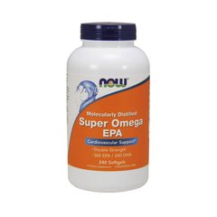 Super Omega EPA (240 softgels) жирні кислоти NOW