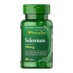 Селен Puritan's Pride Selenium 100 mcg (100 tablets)