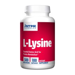 L-Лизин Jarrow Formulas L-Lysine 500 mg (100 caps)