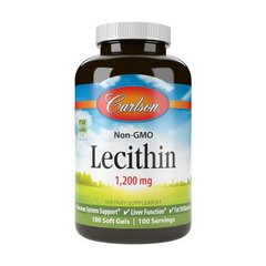 Лецитин Carlson Labs Lecithin 1,200 mg (100 soft gels)