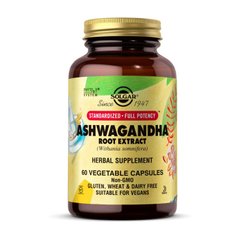 Экстракт ашваганды (корень) Солгар / Solgar Ashwaganda Root Extract (60 veg caps)