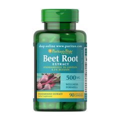 Экстракт корня свеклы Пуританс Прайд / Puritan's Pride Beet Root Extract 500 mg (90 caps)
