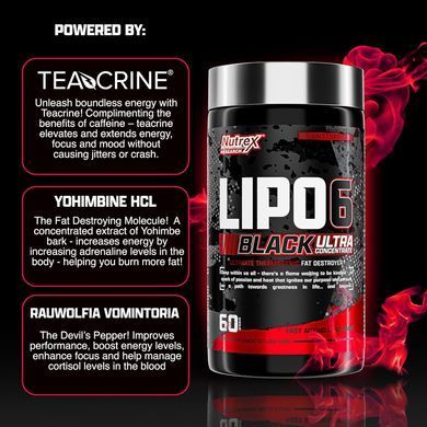 Nutrex Lipo 6 black Ultra Concentrate (60 black-caps)