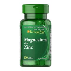 Magnesium with Zinc (100 tablets) Puritan's Pride